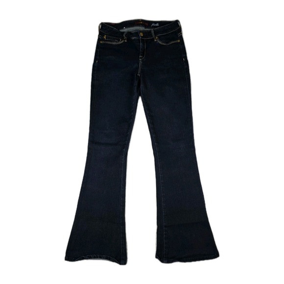 7 For All Mankind Denim - 7 For All Mankind Jeans Womens Size 26 Jiselle Flare Dark Wash Blue Denim Pants‎